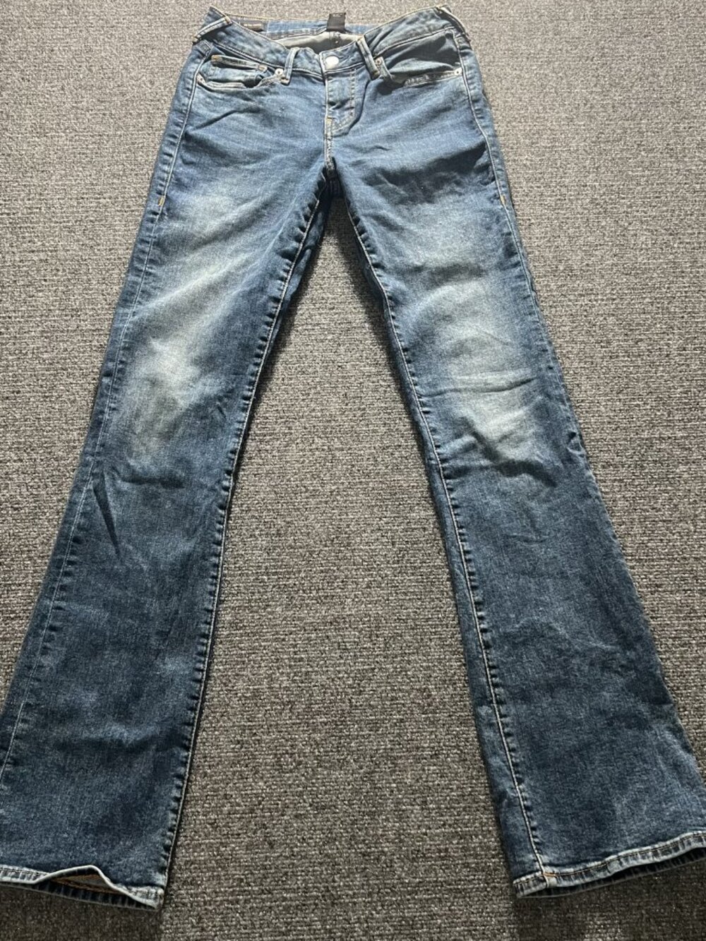 True Religion Becca Bootcut Jeans Womens 27 Blue Mid-Rise Denim